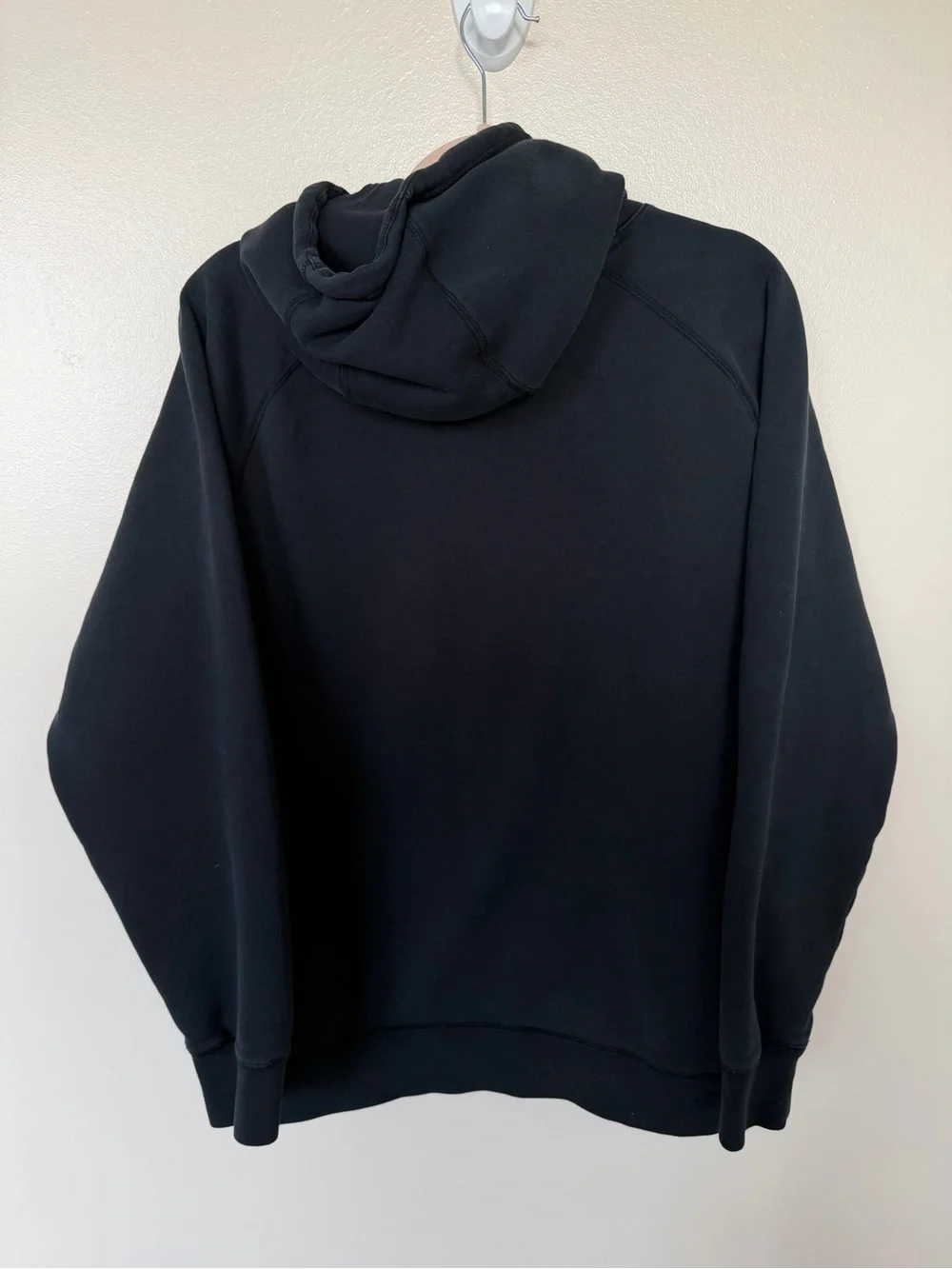 NIKE Black Nike Air Logo Graphic Hooded Sweatshirt Hoodie